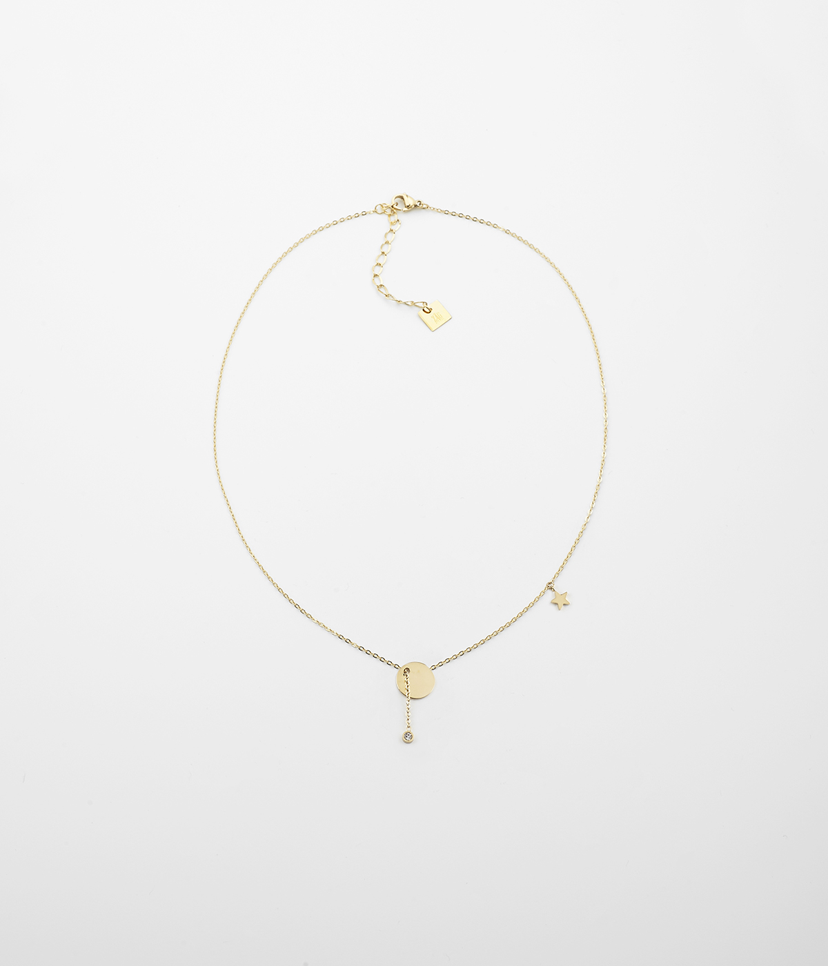 Charm Necklace - Gold-plated steel - Zag Bijoux